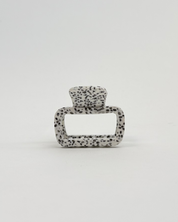 spange slim square medium dots white black