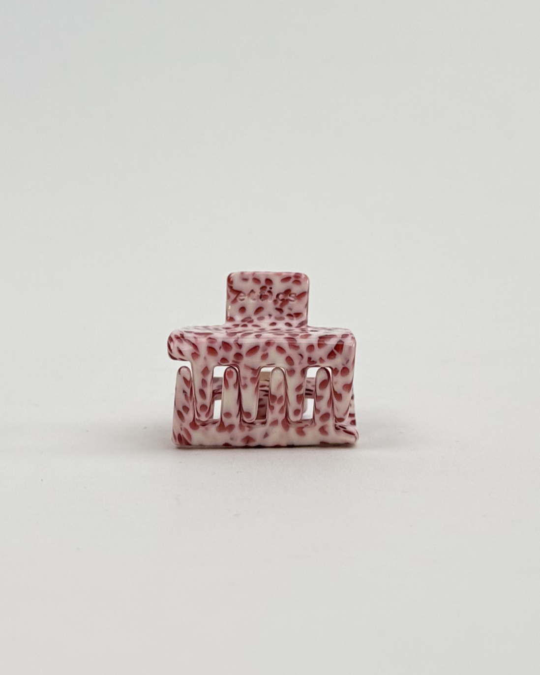 spange square small dots red