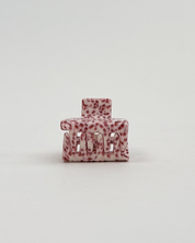 spange square small dots red