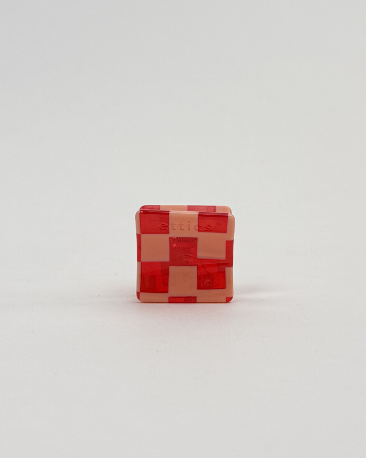 spange full square mini check rosa
