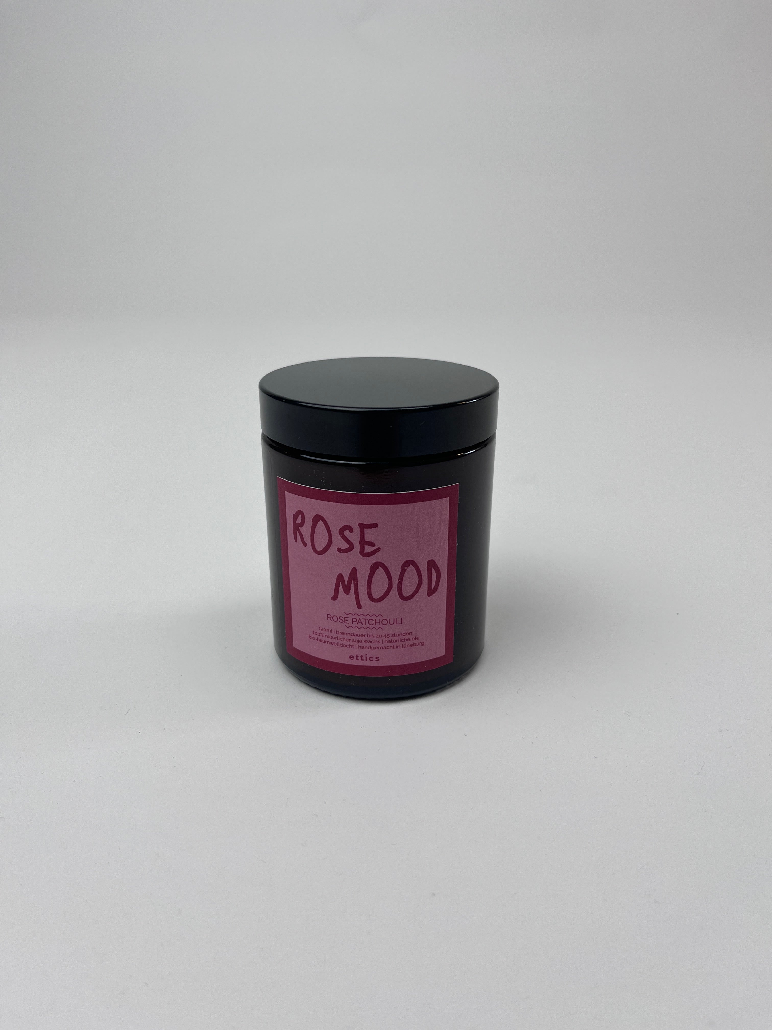 duftkerze ettics STUDIO - rose mood