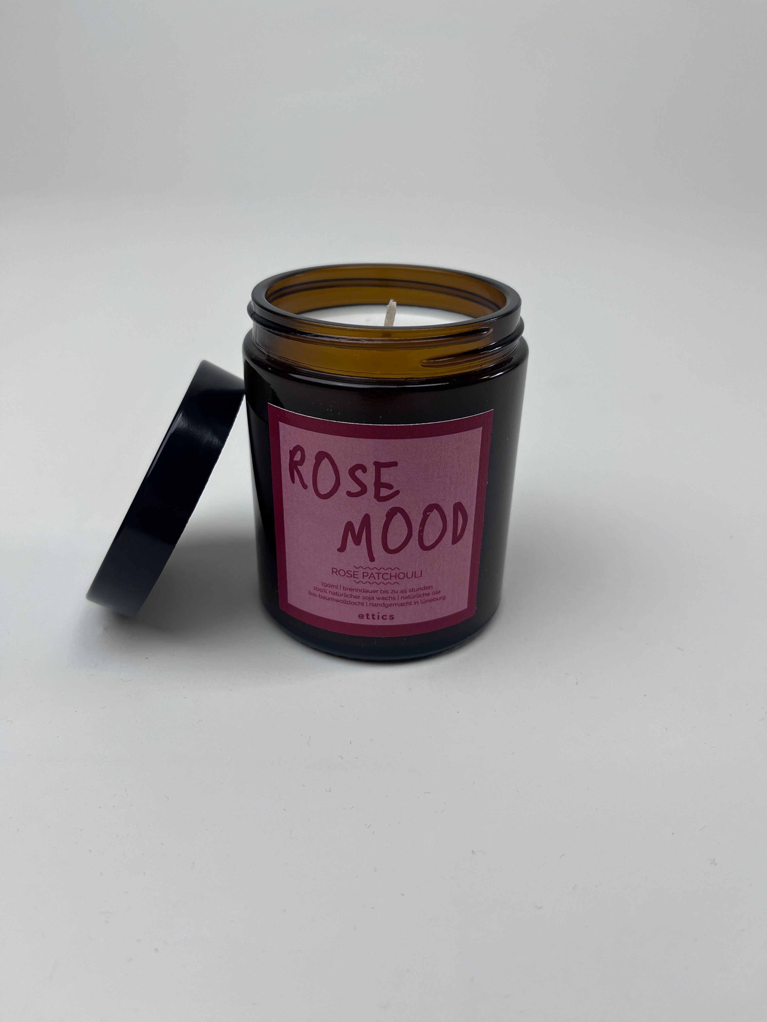 duftkerze ettics STUDIO - rose mood