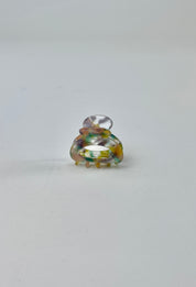 spange oval mini pastel confetti