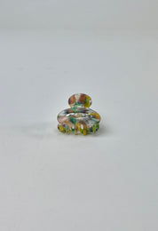 spange oval mini pastel confetti