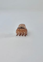 spange triangle brown dots