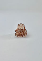 spange triangle brown dots