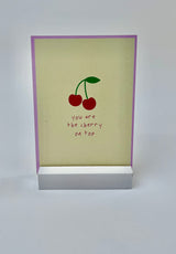 postkarte ettics STUDIO - you are the cherry on top