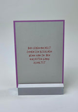 postkarte ettics STUDIO - das leben ruckelt...