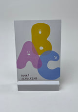 postkarte ettics STUDIO - ABC hurra schulkind