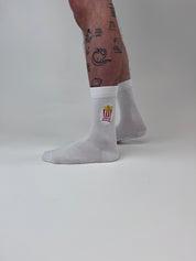 sock embroidery french fries