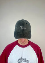 kappe vintage washed dark grey - sausage dog