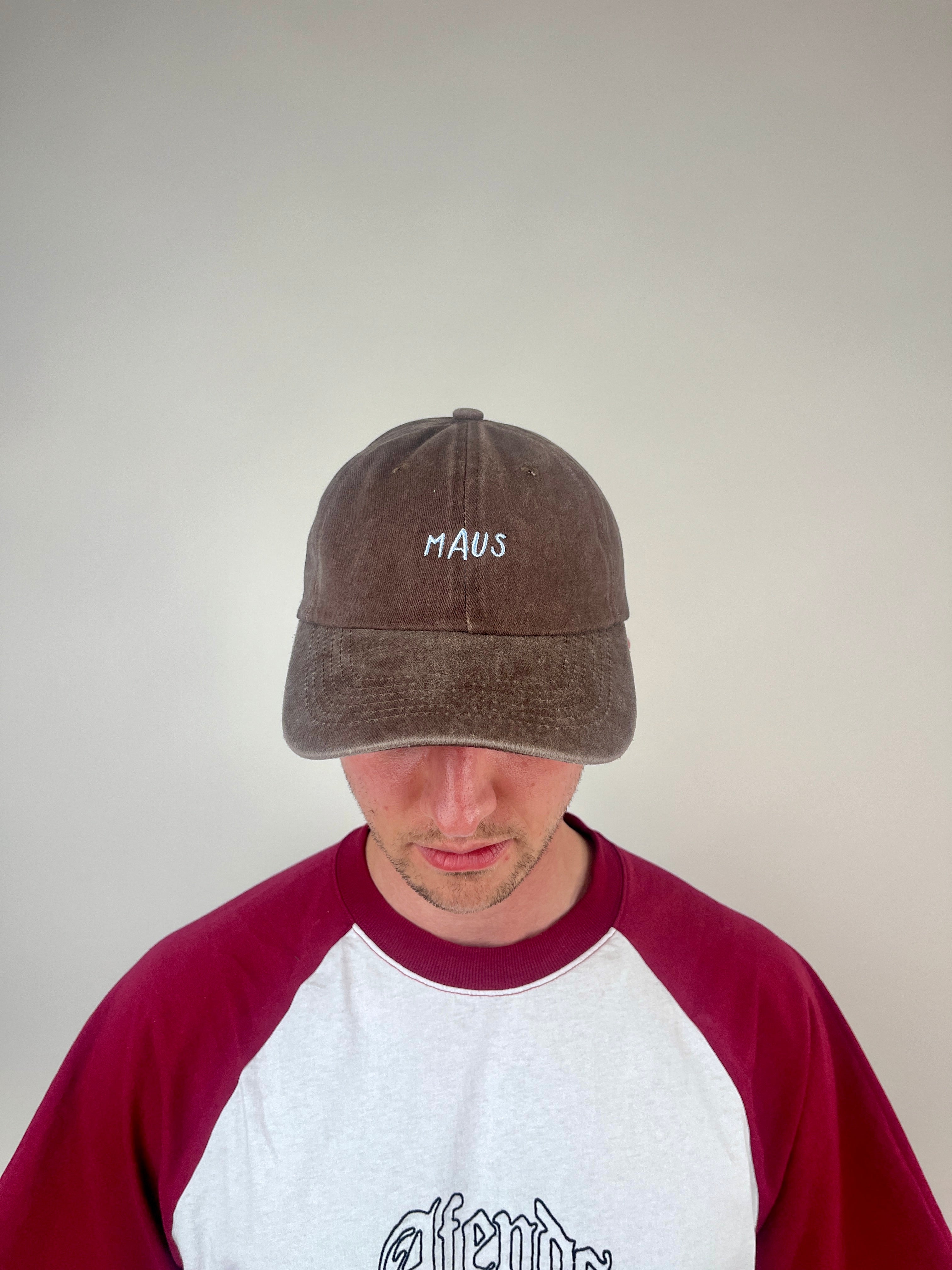 kappe vintage washed dark brown - MAUS