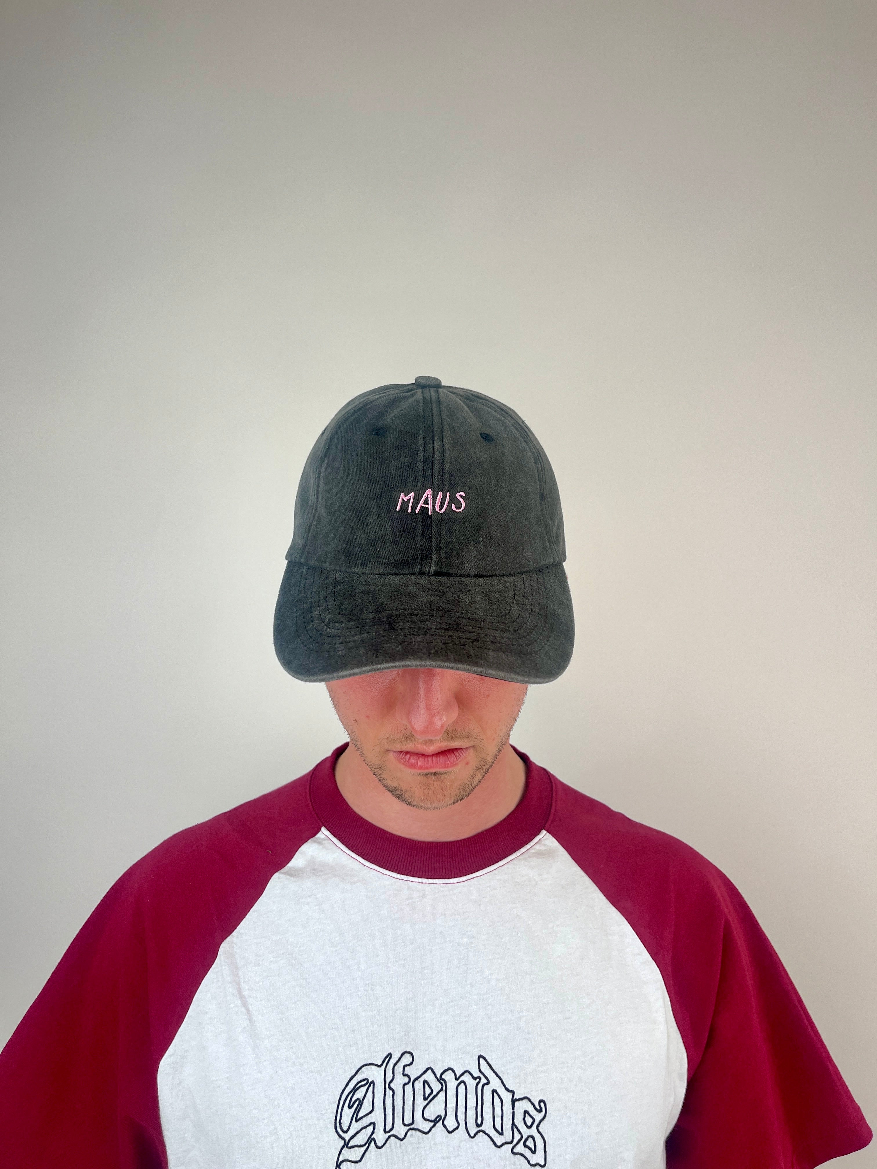 kappe vintage washed dark grey - MAUS