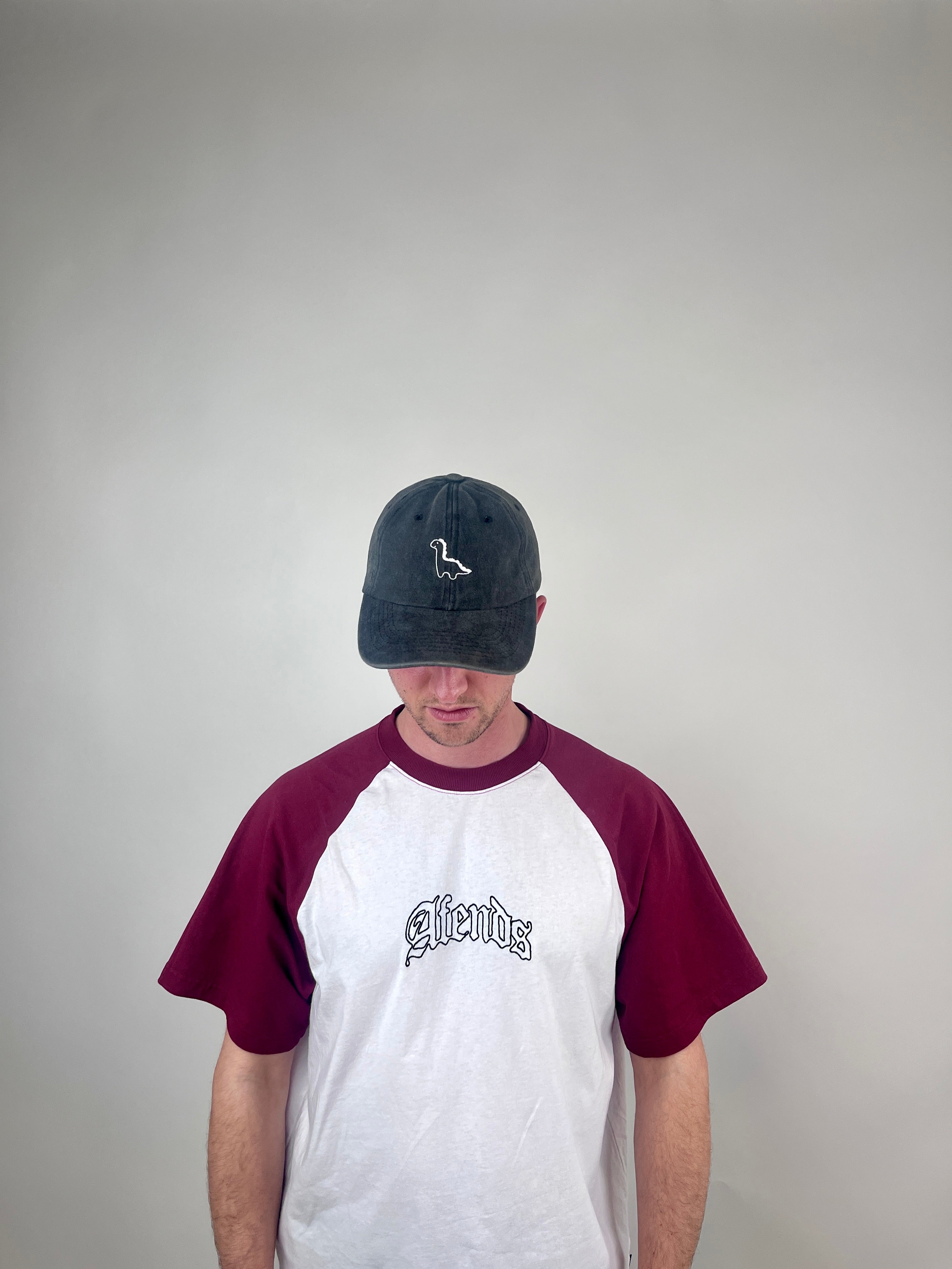kappe vintage washed dark grey - dino
