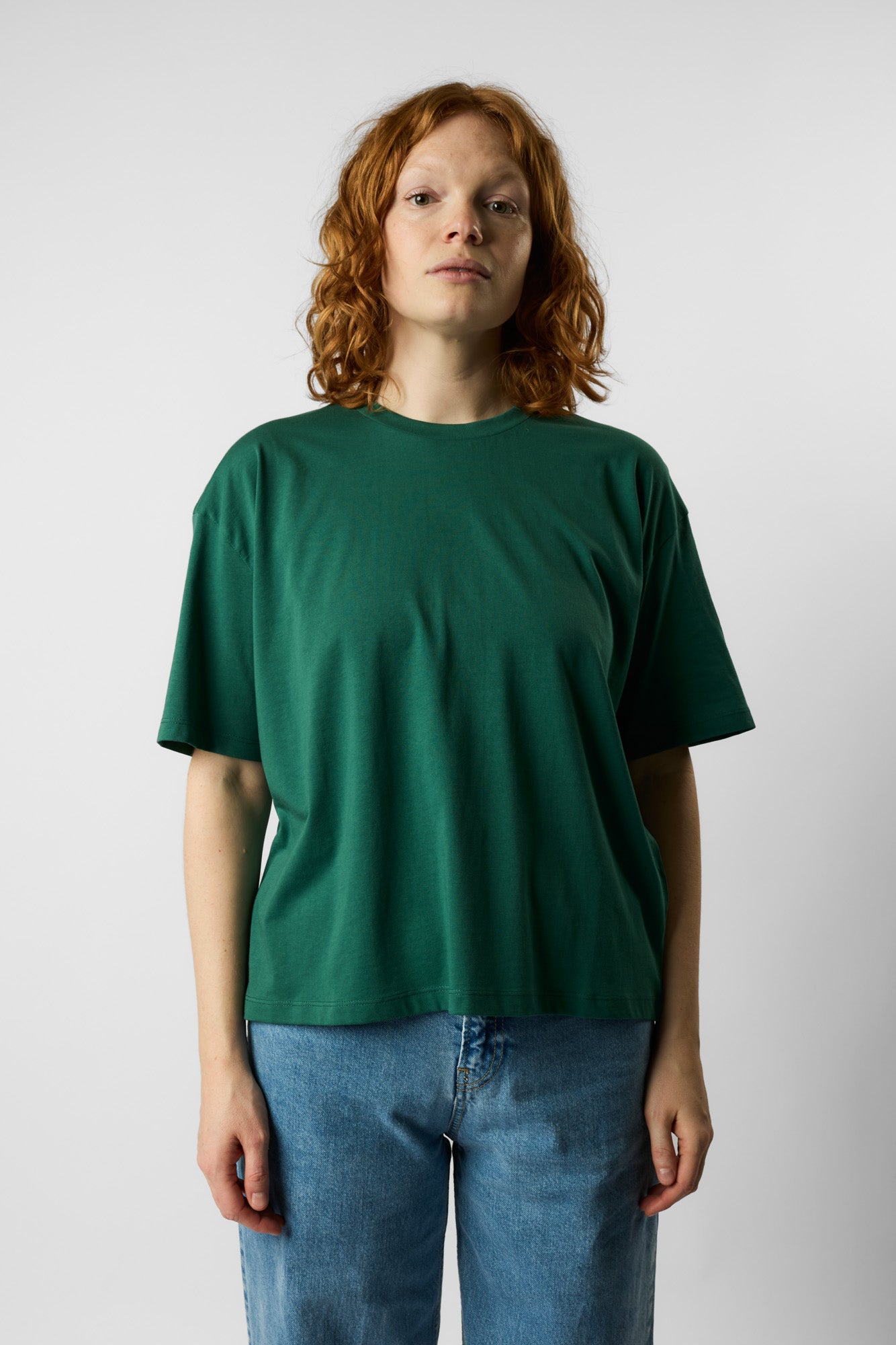 boxy organic crop tee