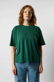 boxy organic crop tee