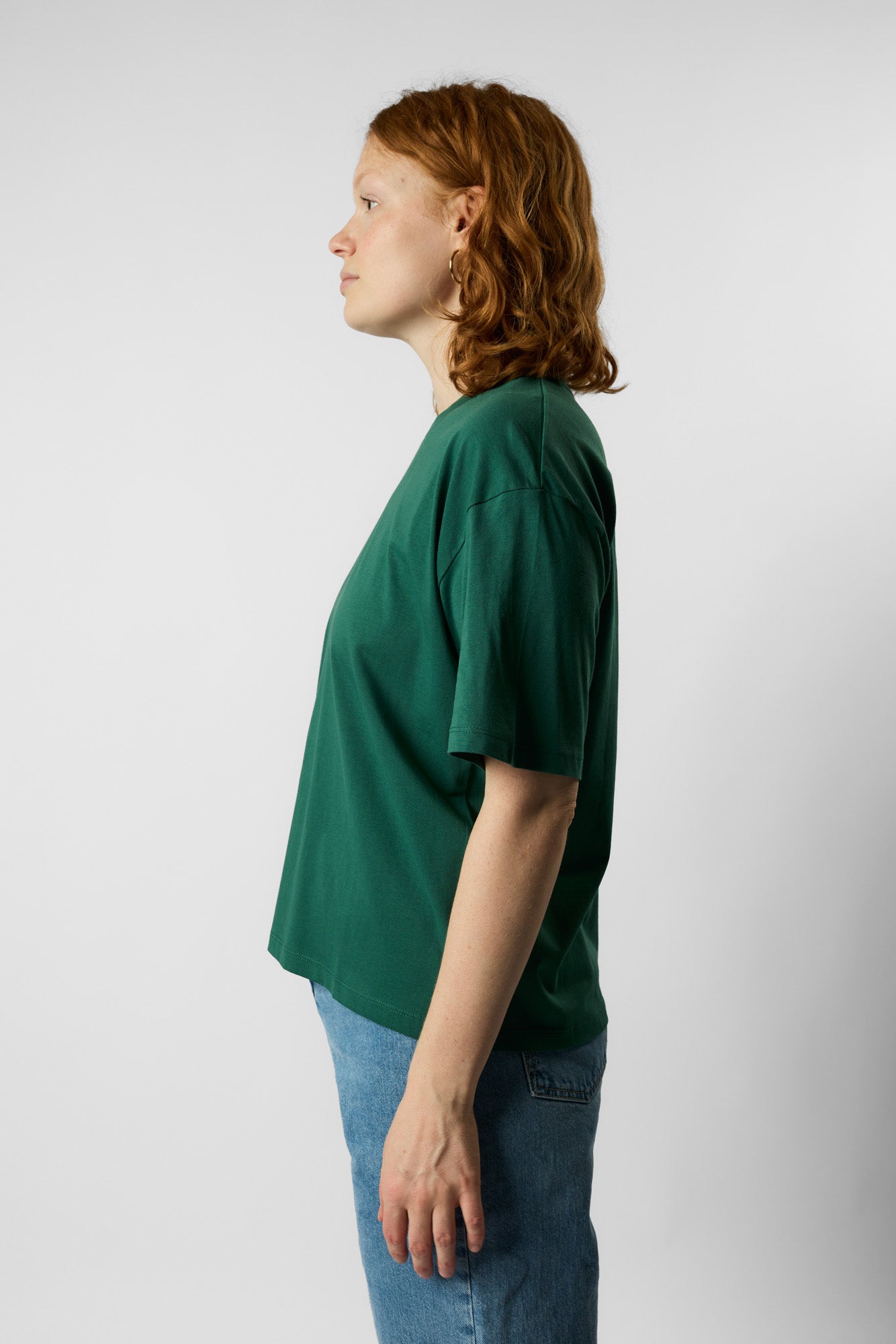 boxy organic crop tee