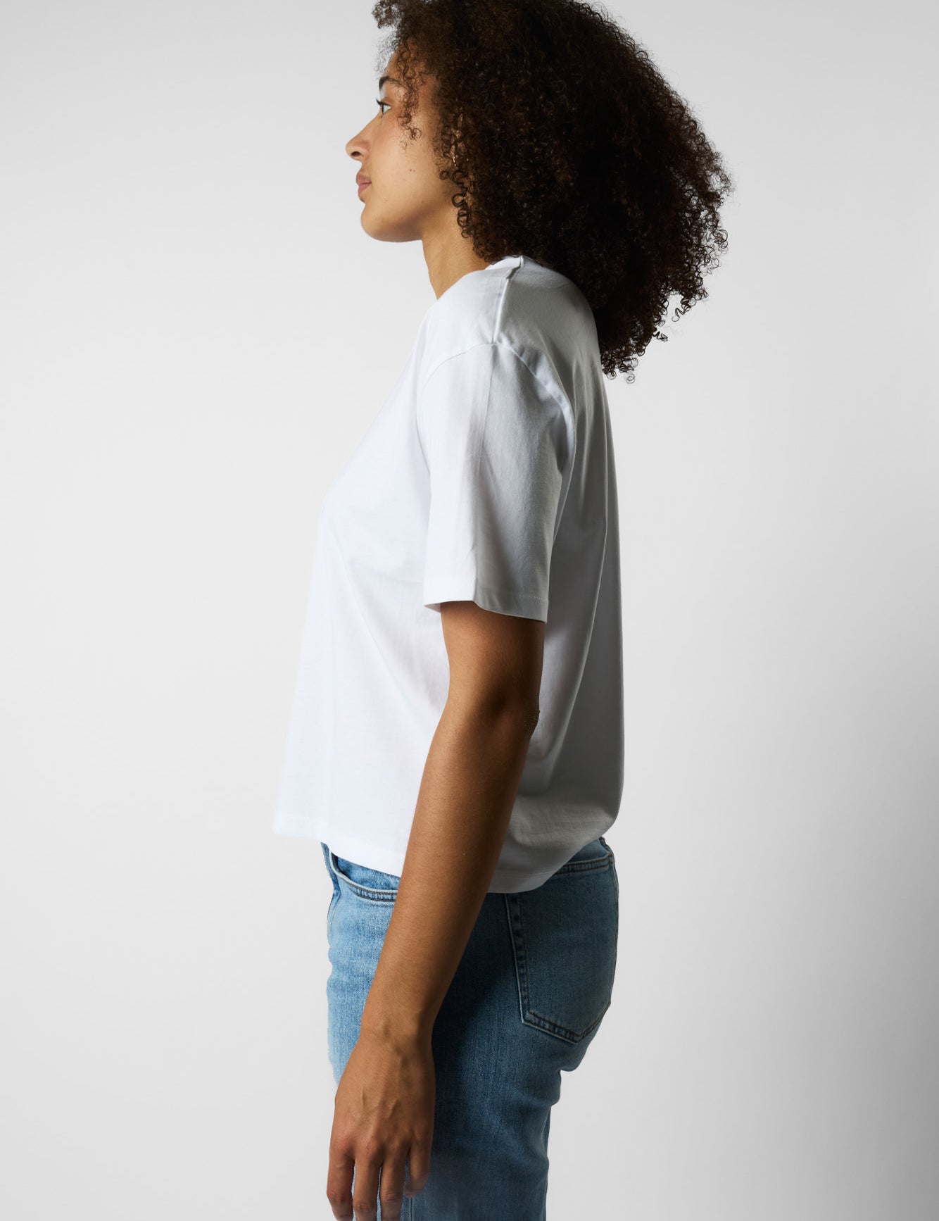 boxy organic crop tee