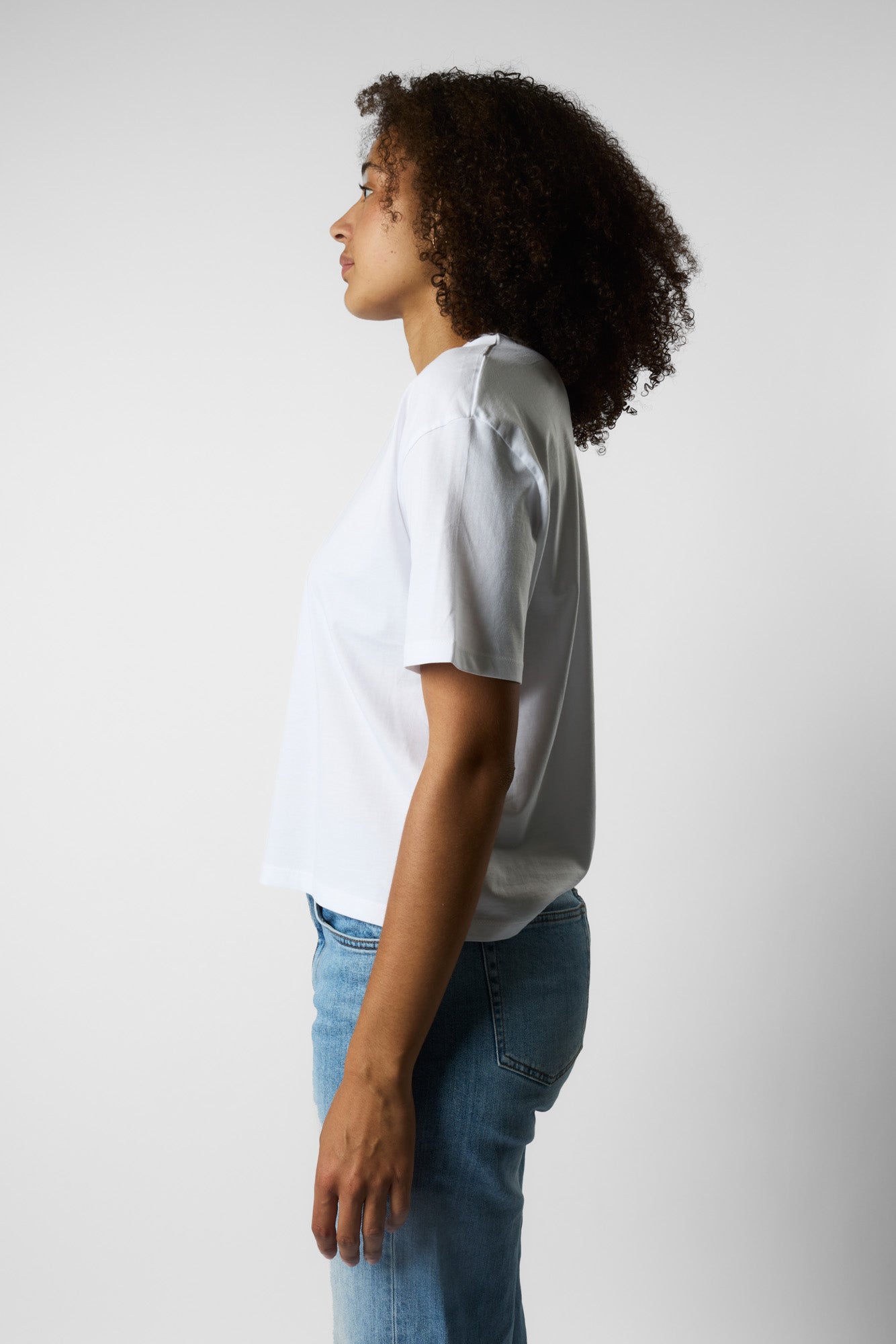 boxy organic crop tee