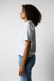 boxy organic crop tee