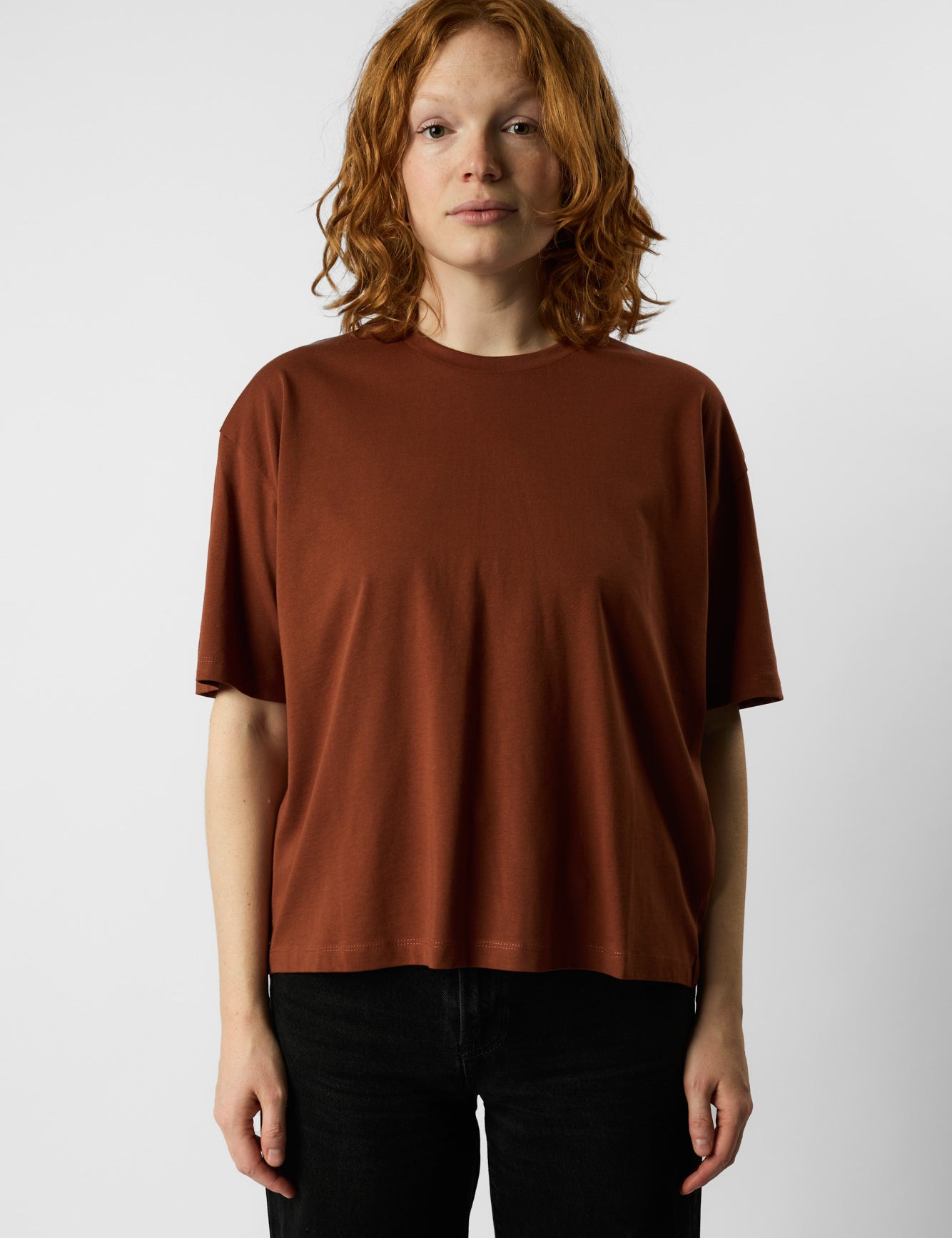 boxy organic crop tee