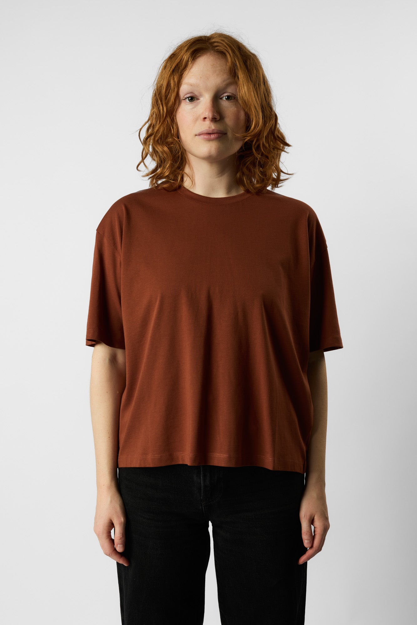 boxy organic crop tee