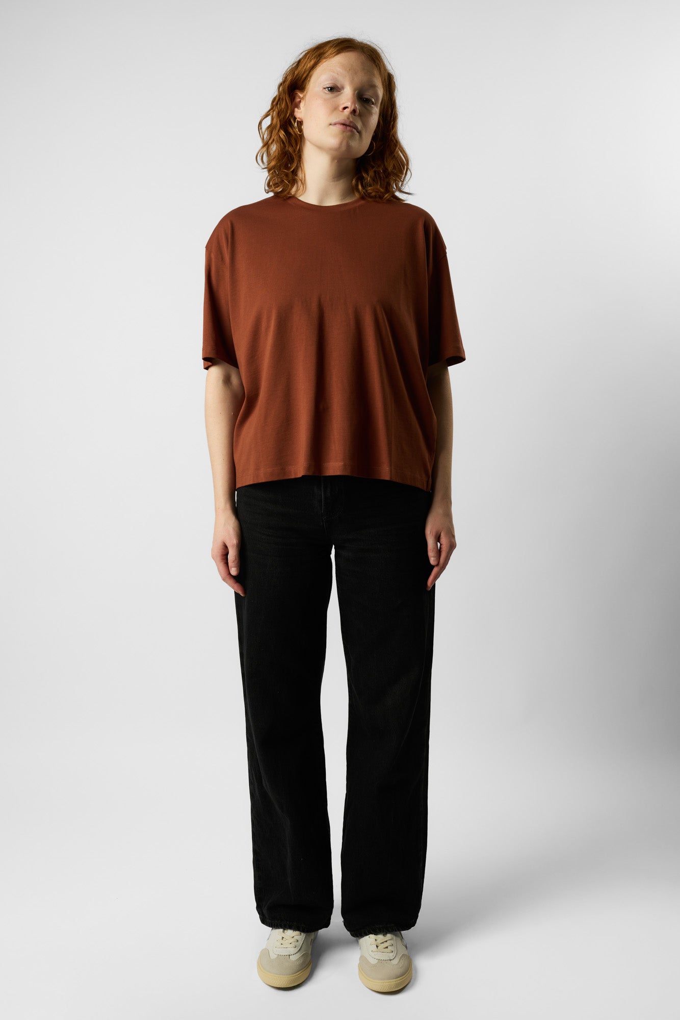 boxy organic crop tee