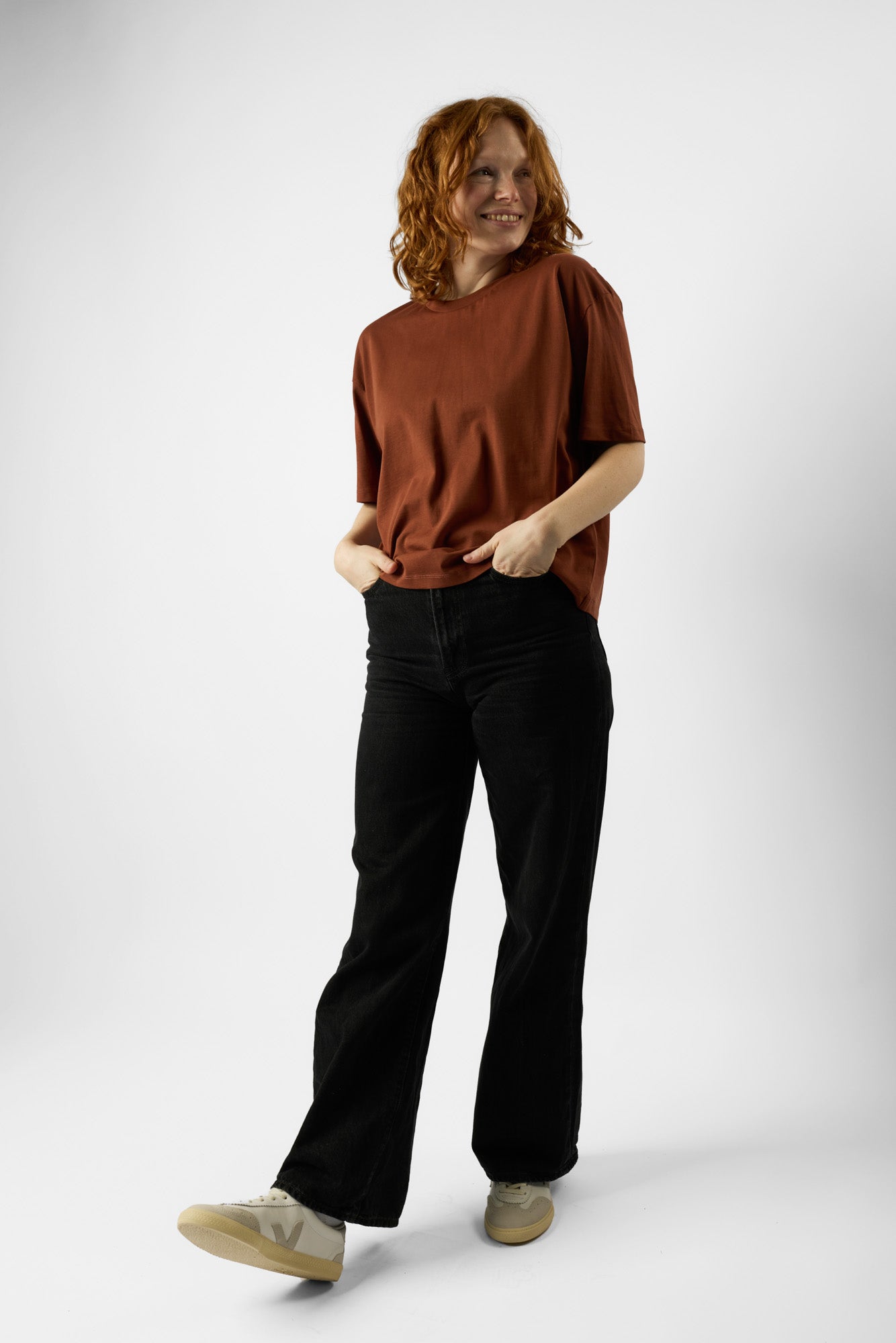 boxy organic crop tee