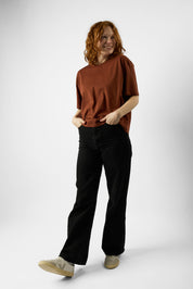 boxy organic crop tee