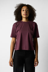 boxy organic crop tee