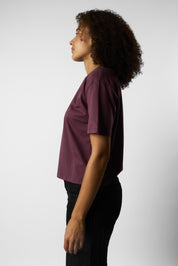 boxy organic crop tee