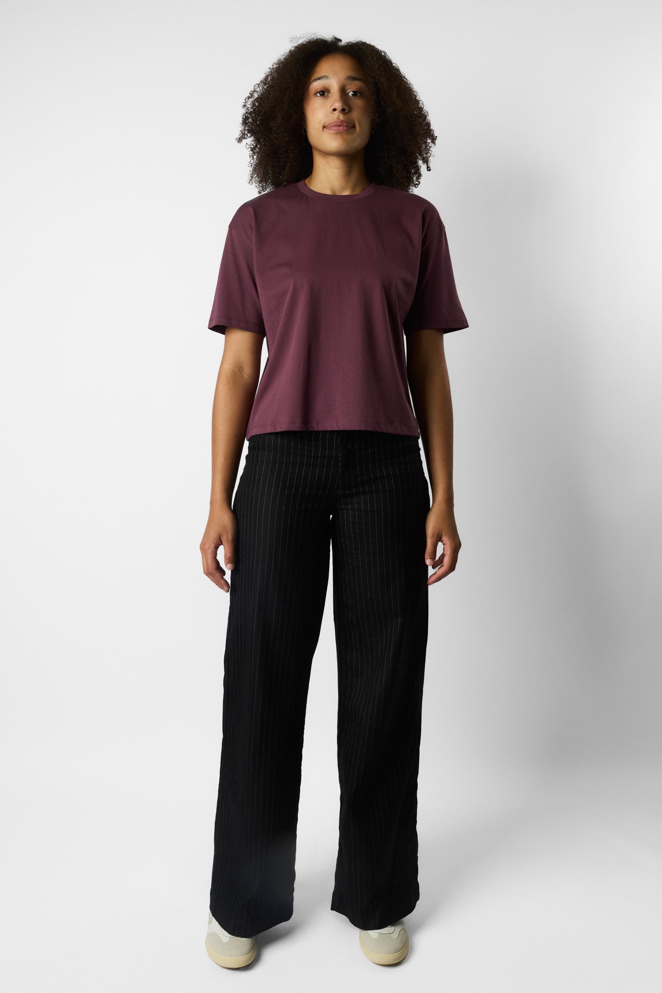 boxy organic crop tee