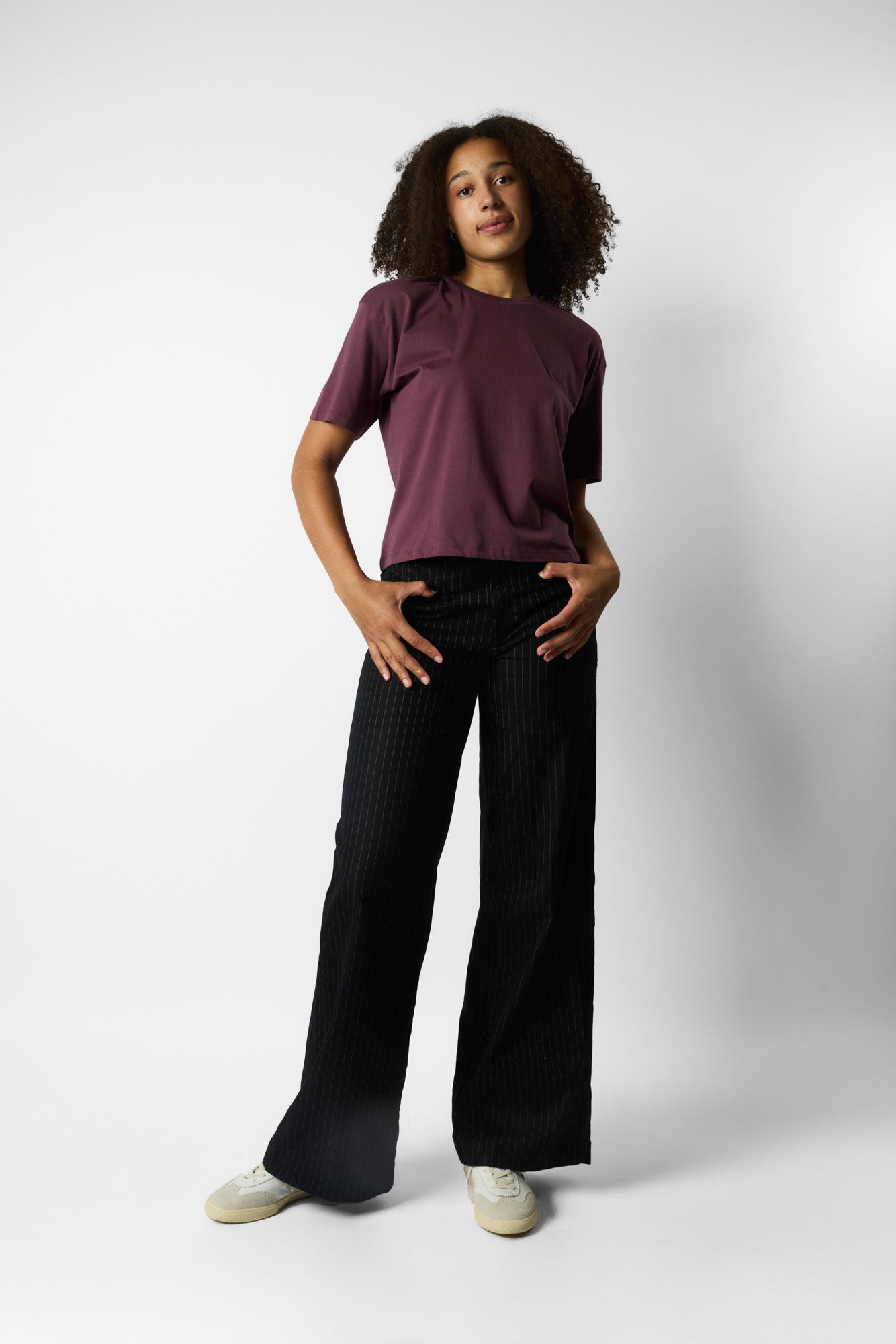 boxy organic crop tee