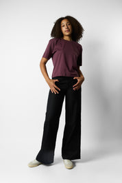 boxy organic crop tee