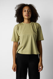 boxy organic crop tee