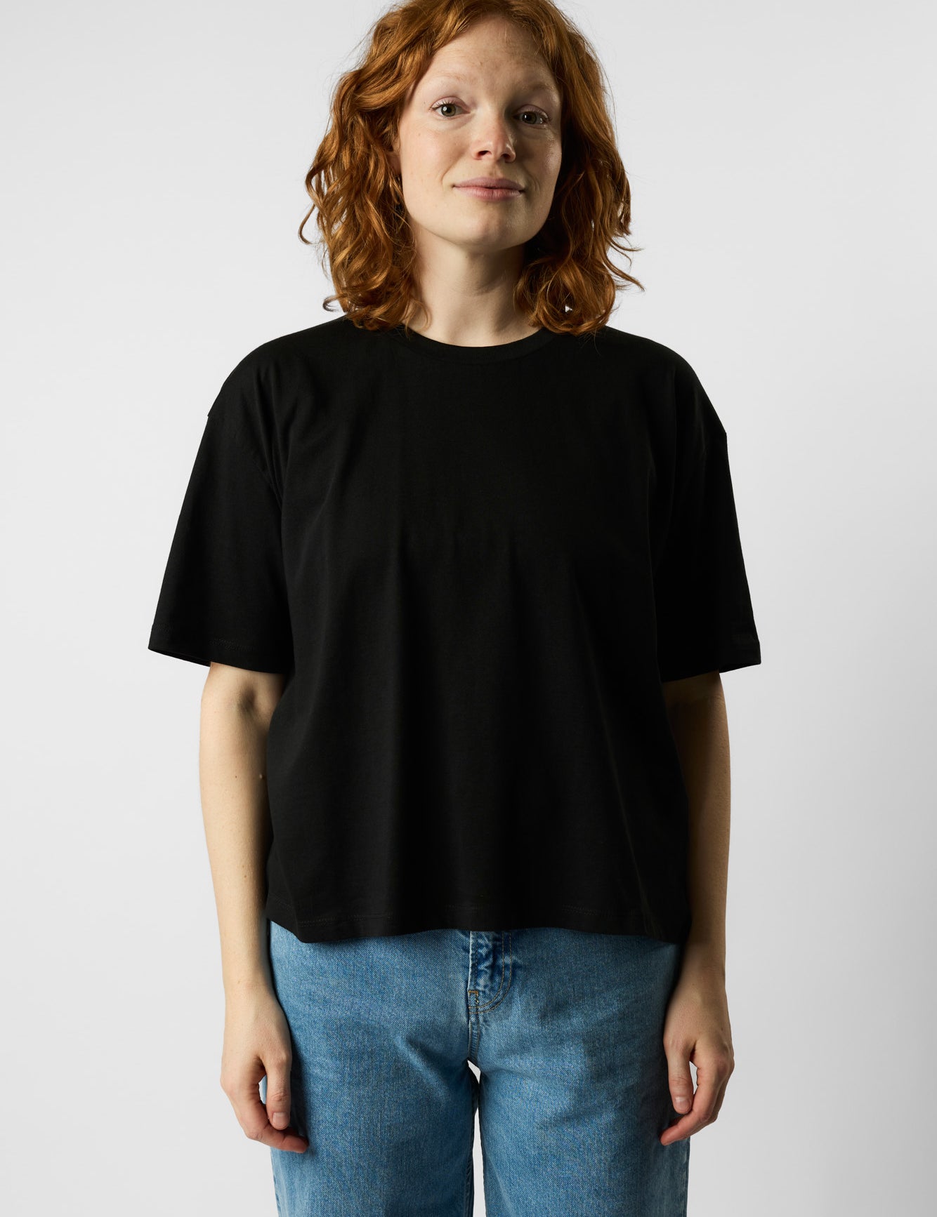 boxy organic crop tee