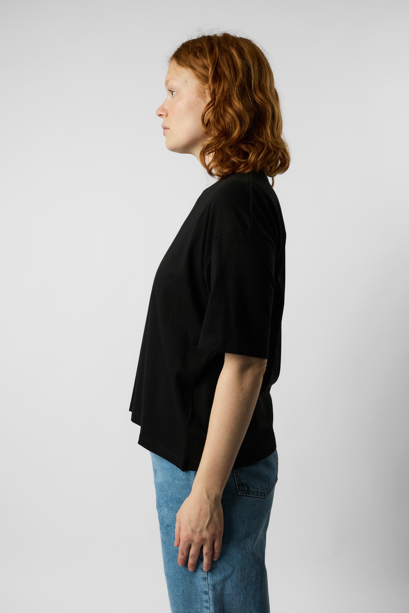 boxy organic crop tee