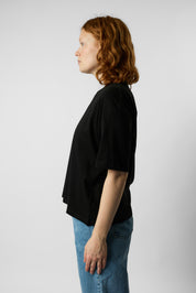 boxy organic crop tee