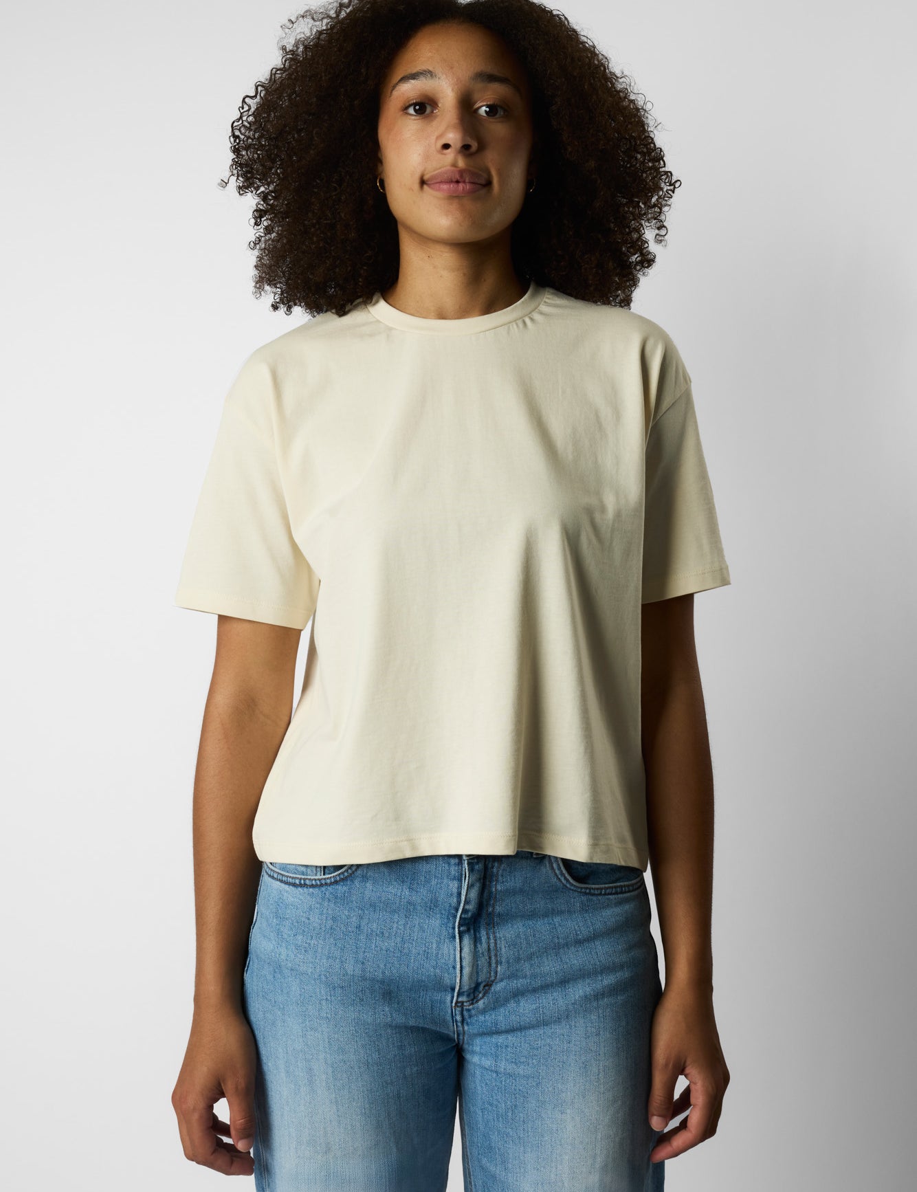 boxy organic crop tee