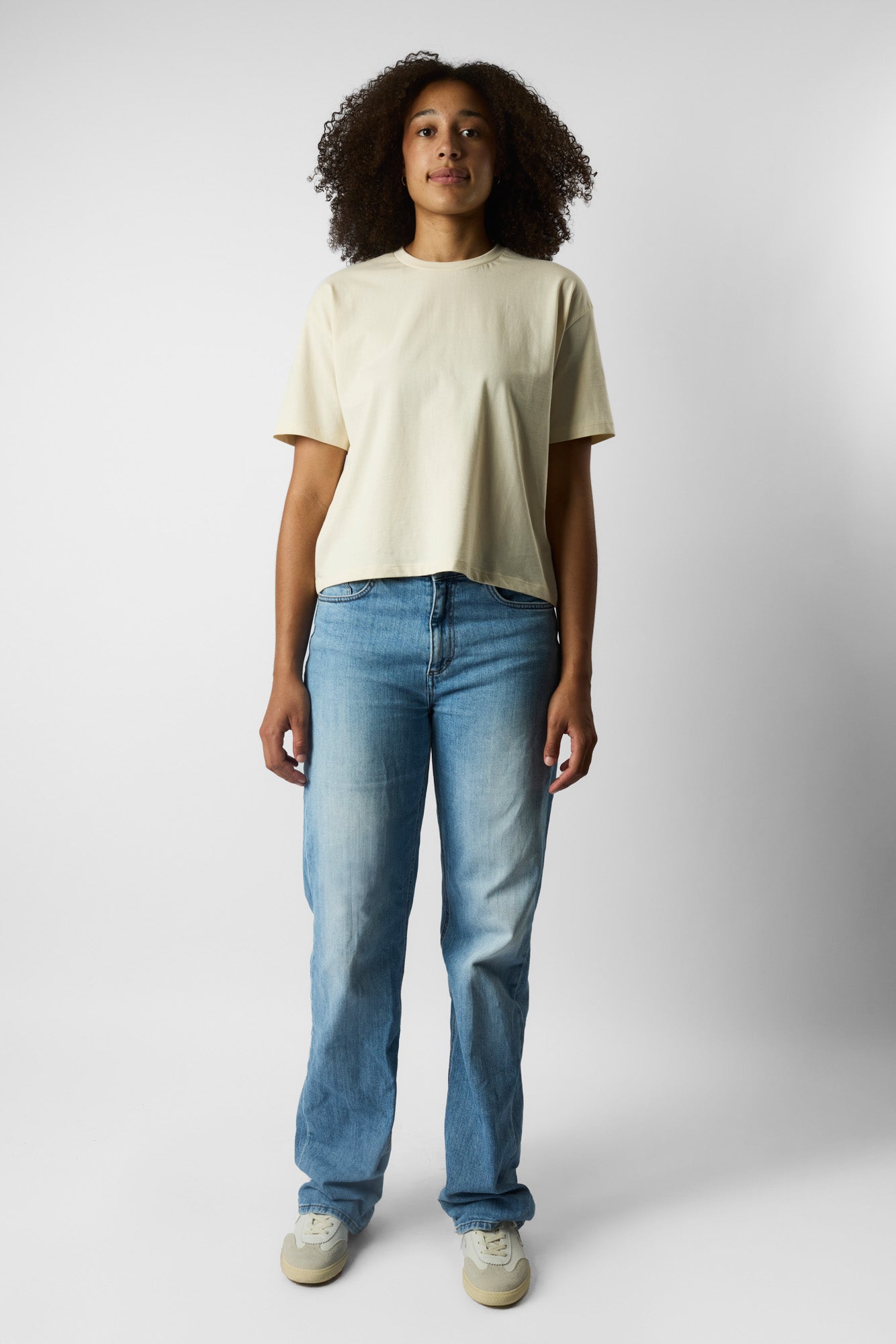 boxy organic crop tee