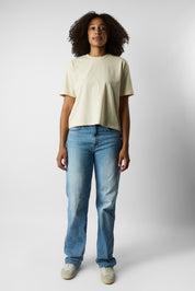 boxy organic crop tee