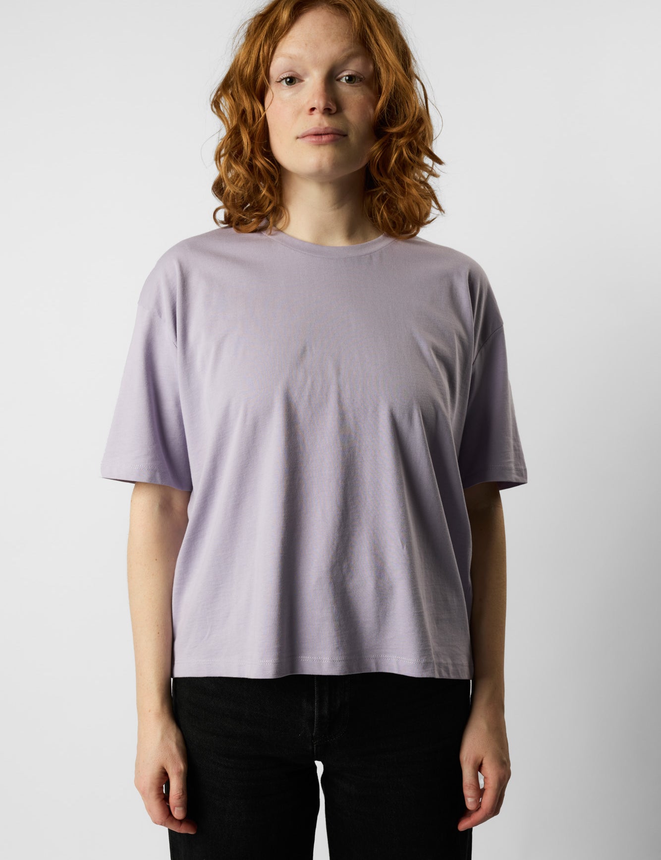 boxy organic crop tee