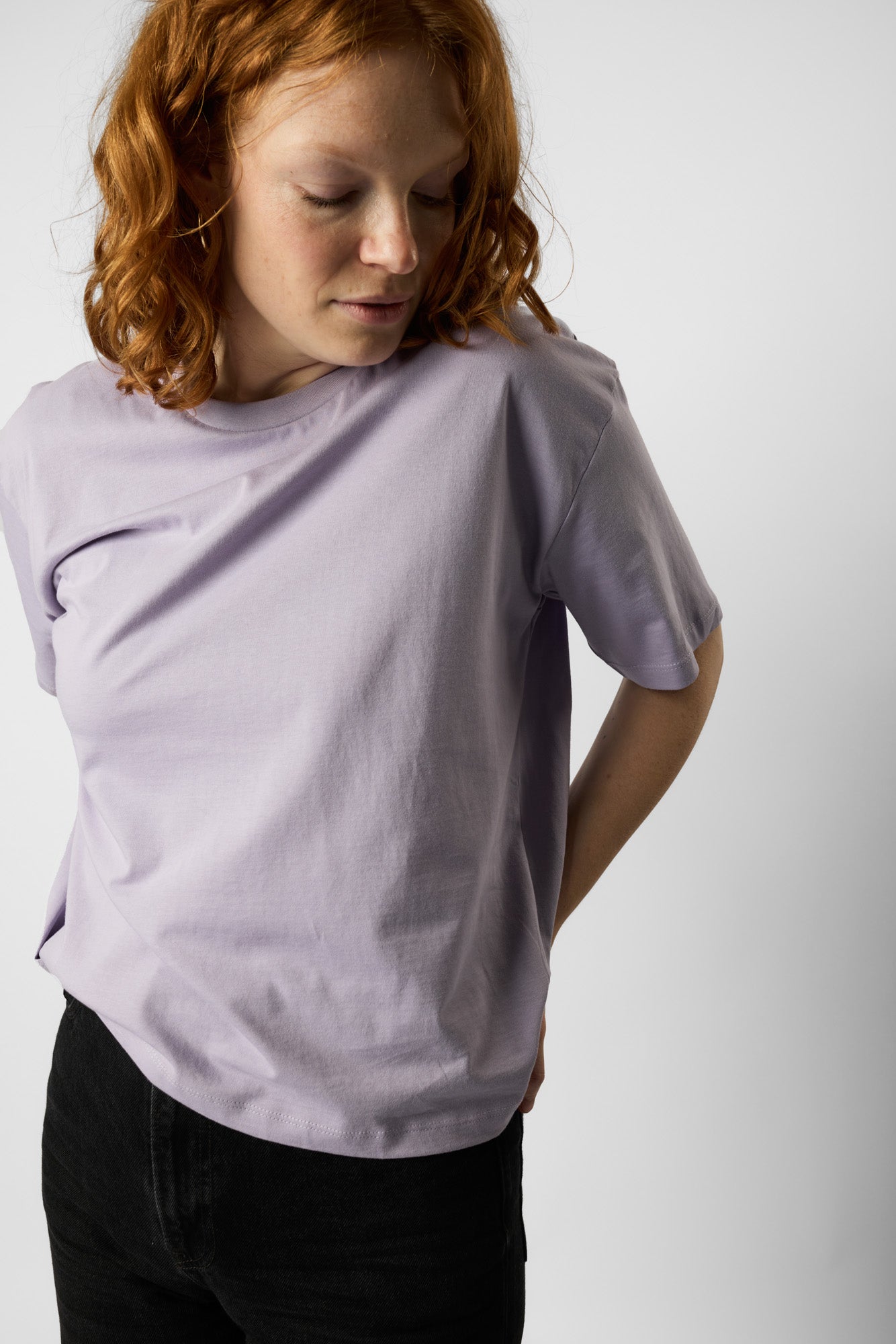boxy organic crop tee
