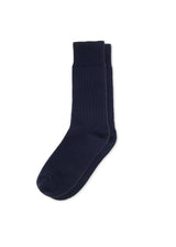 wool sock navy