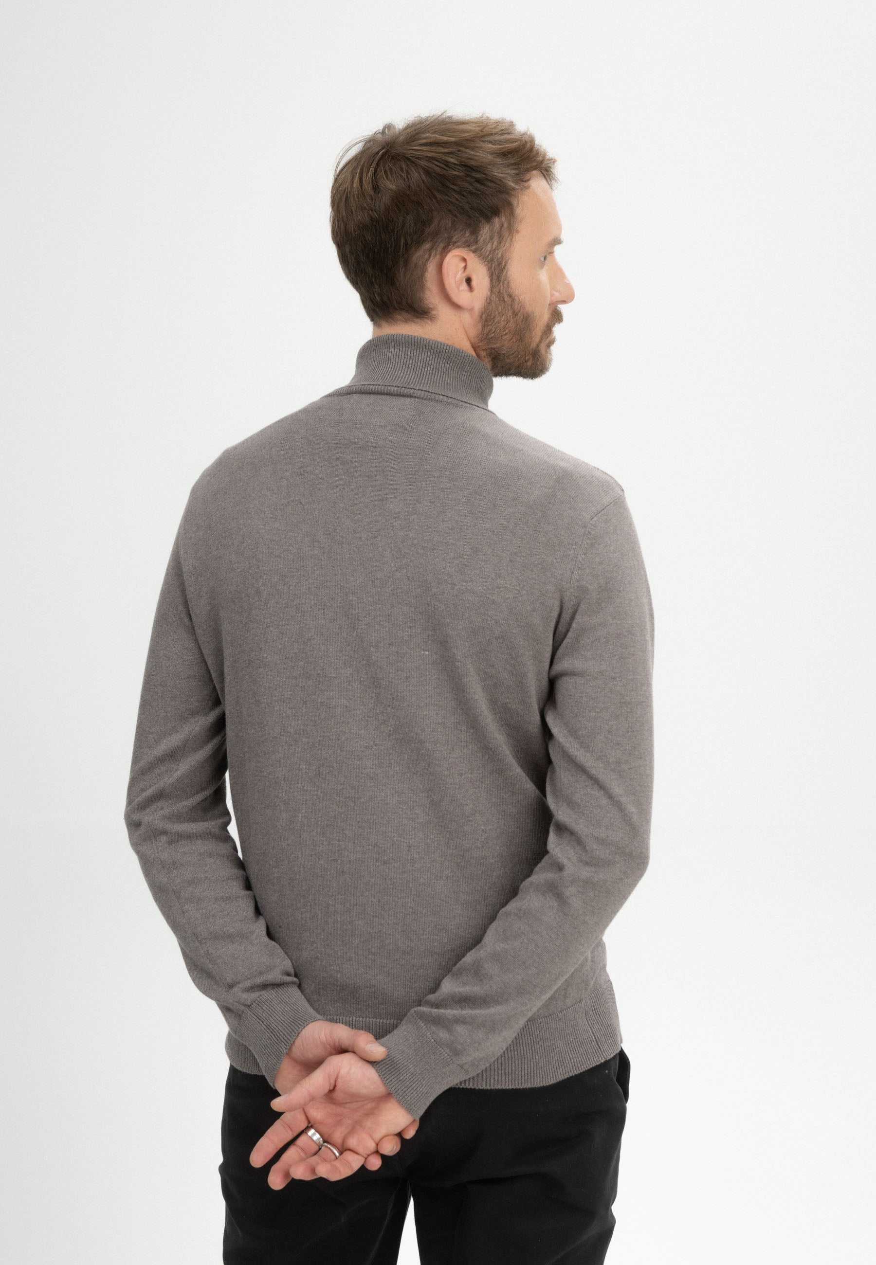 rollkragenpullover kanja bear melange