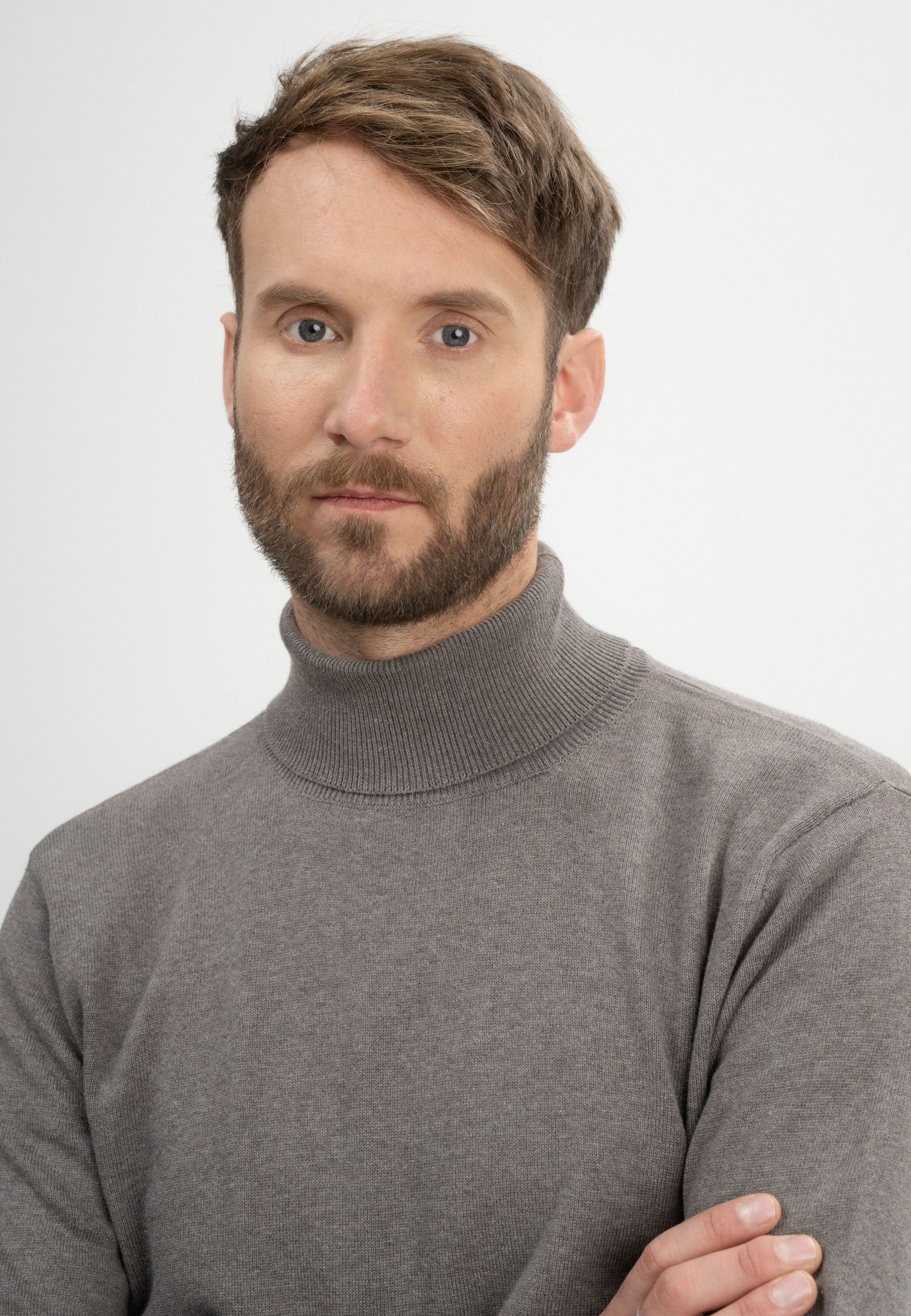 rollkragenpullover kanja bear melange
