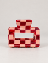 spange rectangle small fig/rosa