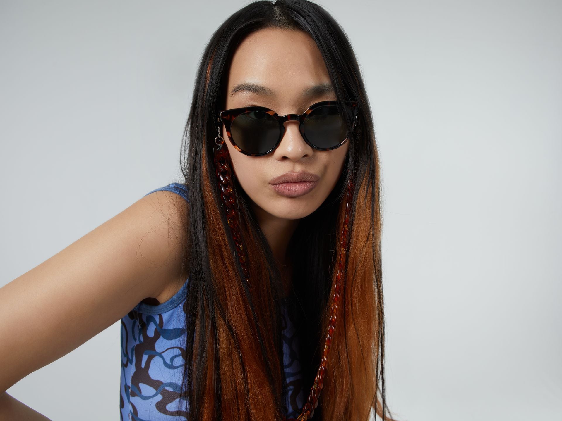 sonnenbrille lulu crystal giraffe