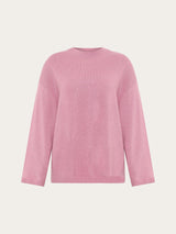 lambswool crew neck sweater orchid haze