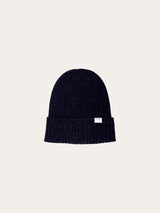 lambswool rib beanie total eclipse